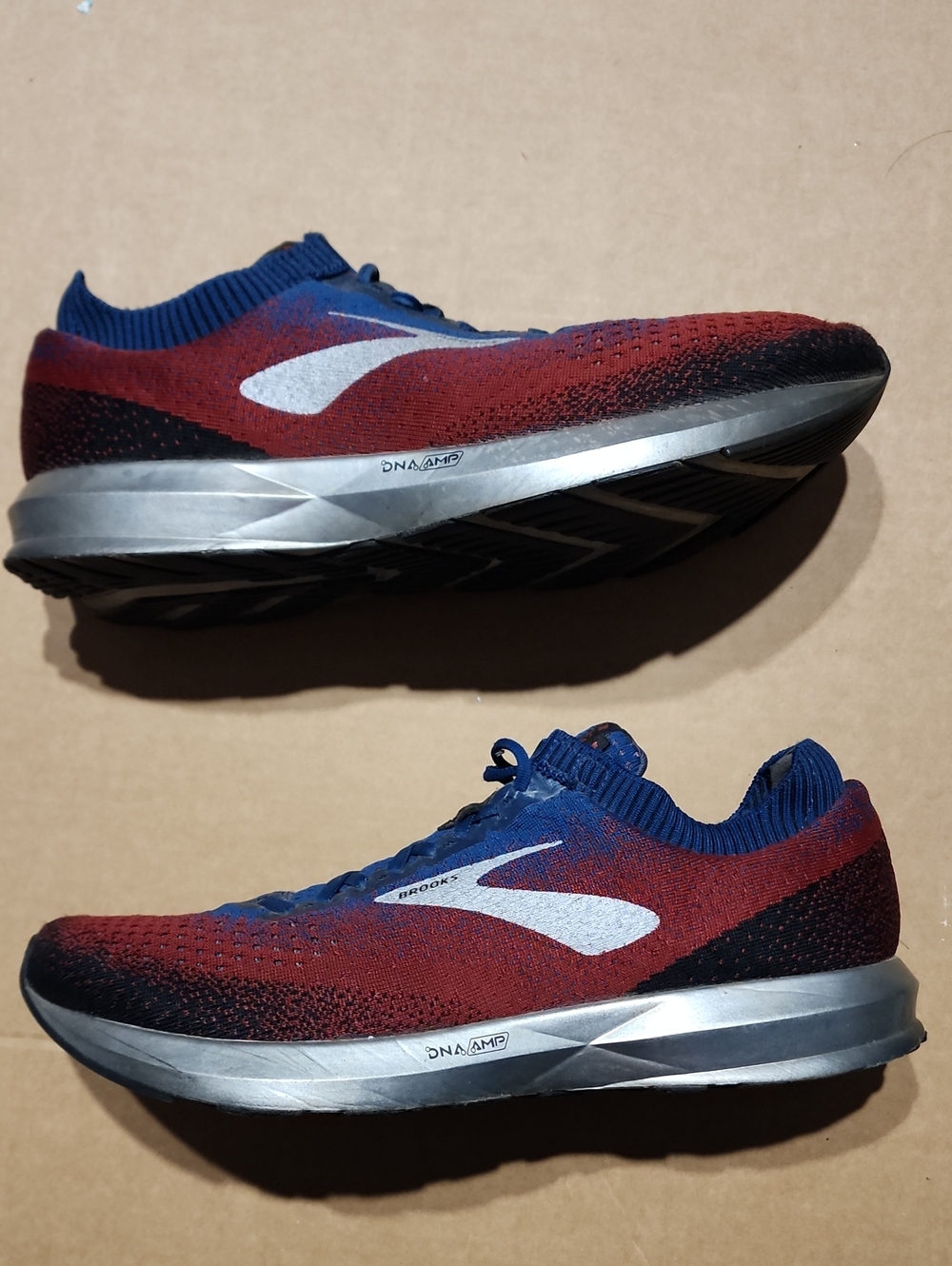 Brooks Levitate 2  Running Shoe, Men's Size 12, Red/Navy